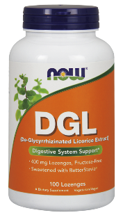 De-Glycyrrhizinated Licorice (DGL) Extract from NOW.